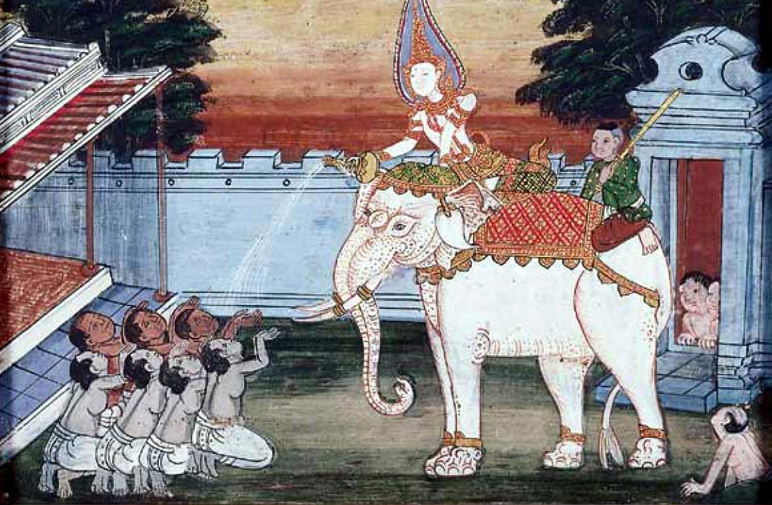 Sacred Stories and Images of the Buddha - The Vessantara Jataka Scroll