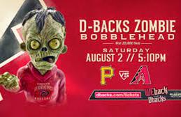 Arizona Diamondbacks Zombie Bobblehead Giveaway